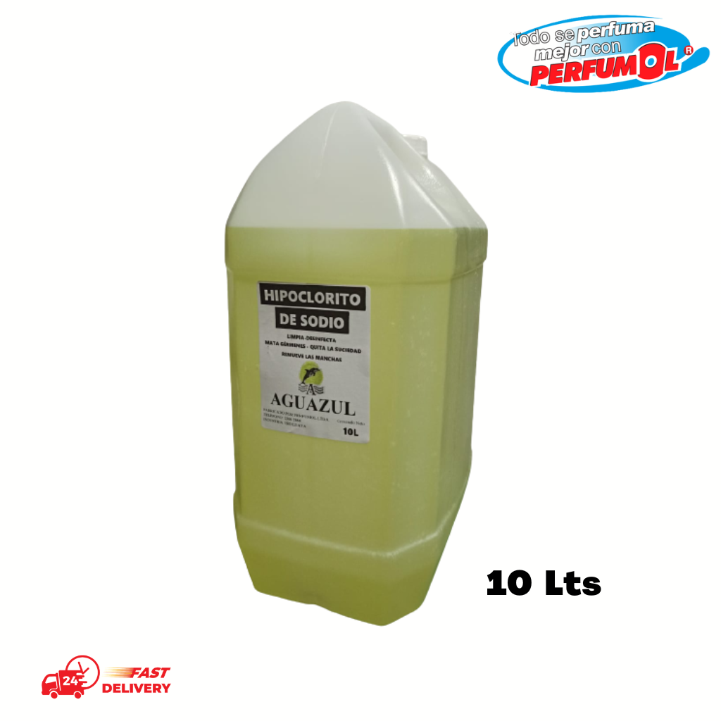 Hipoclorito Aguazul 100% 10 Litros